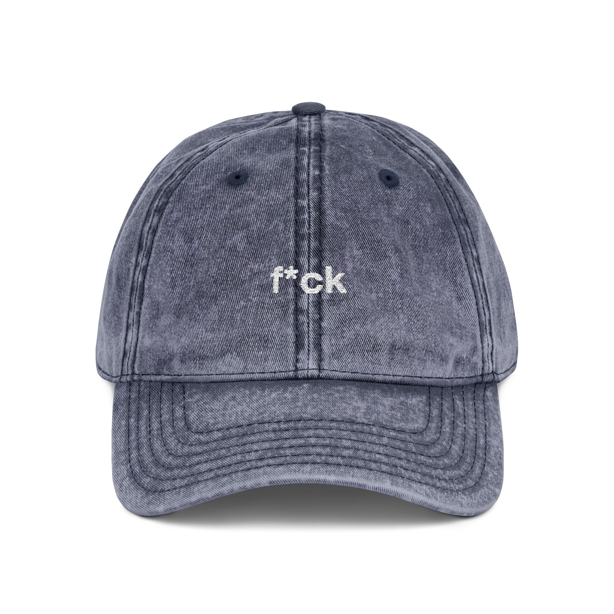 'f*ck' - Distressed Baseball Hat