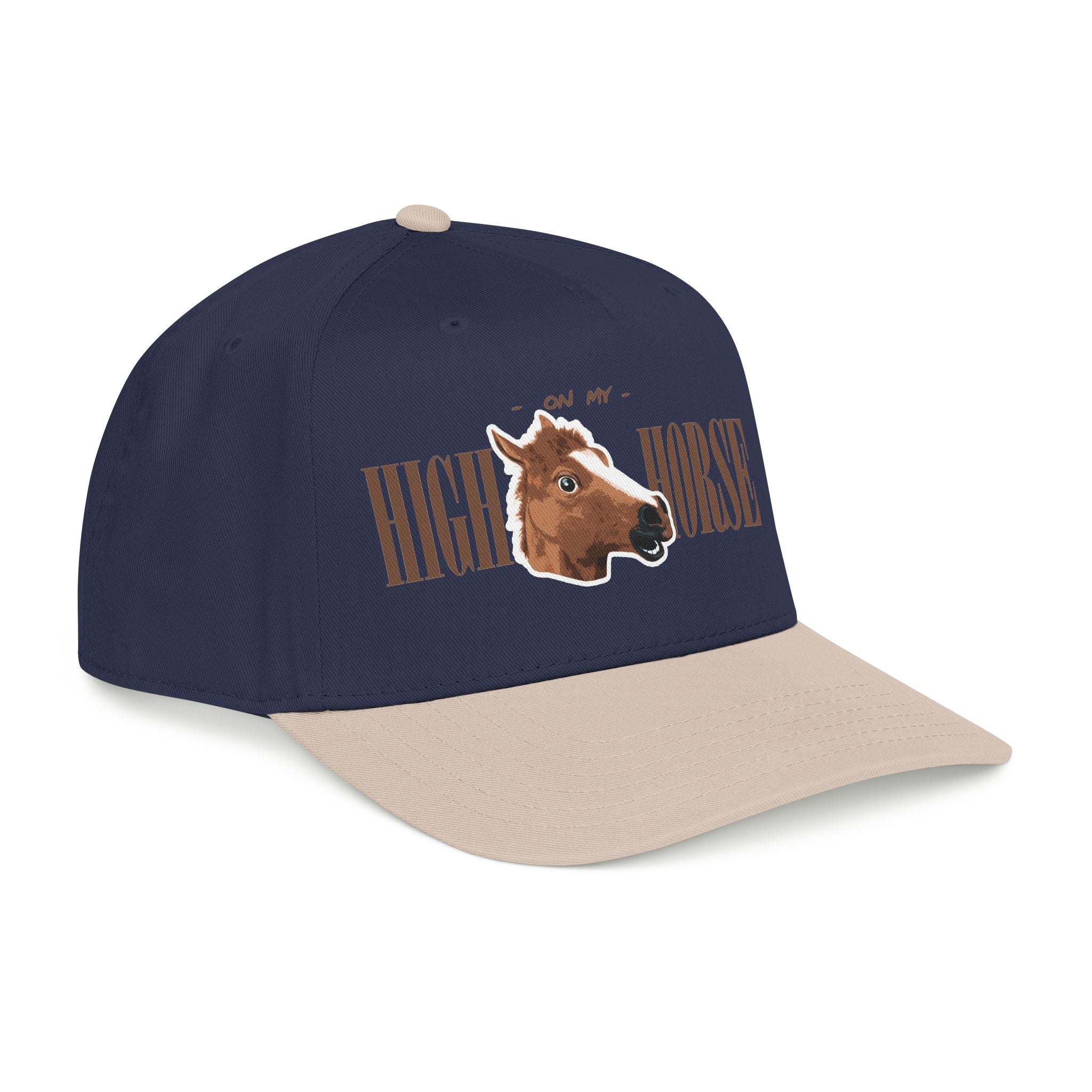 On My High Horse - Embroidered Tan Cap