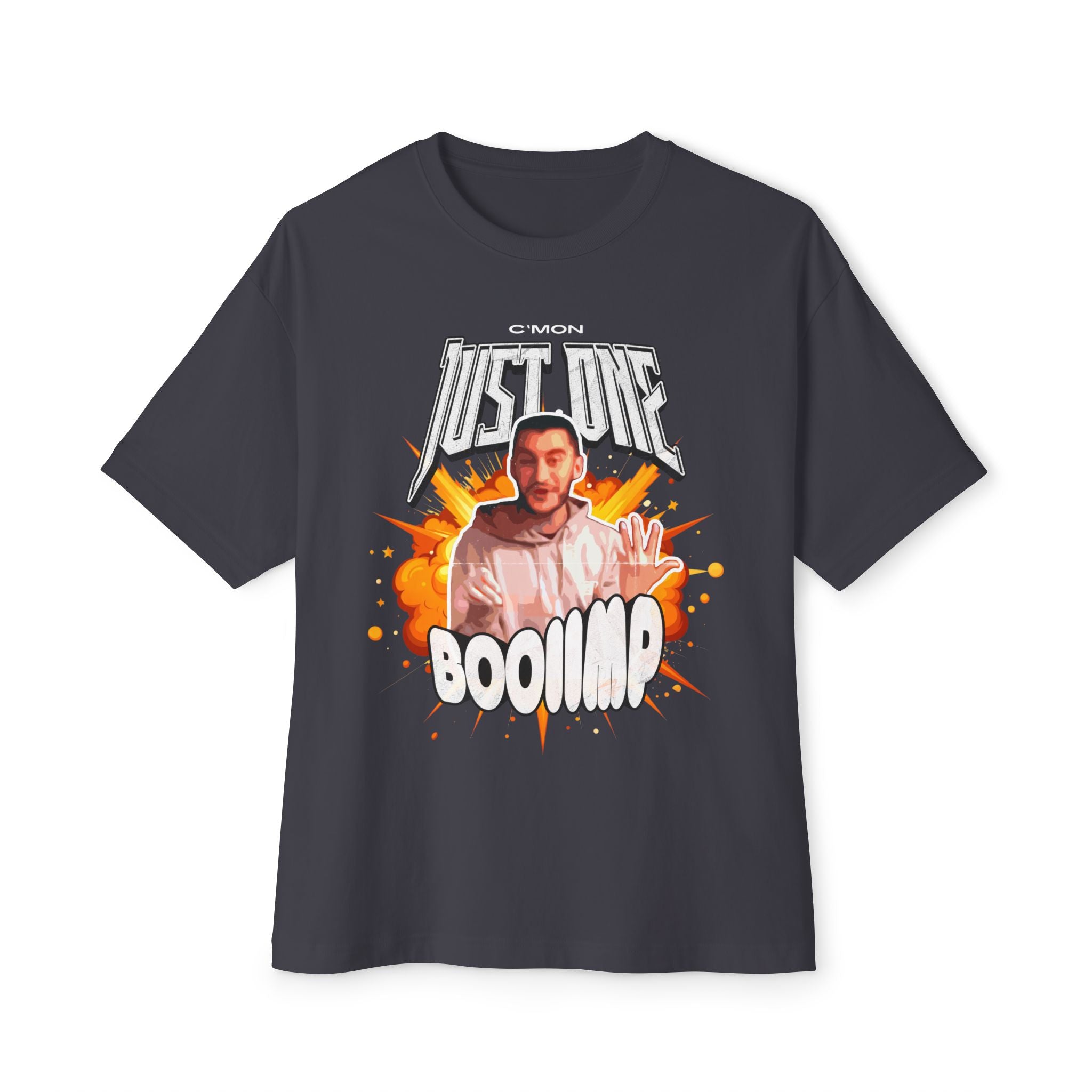 Graphic Tee "Just One Booomp" Explosion Design