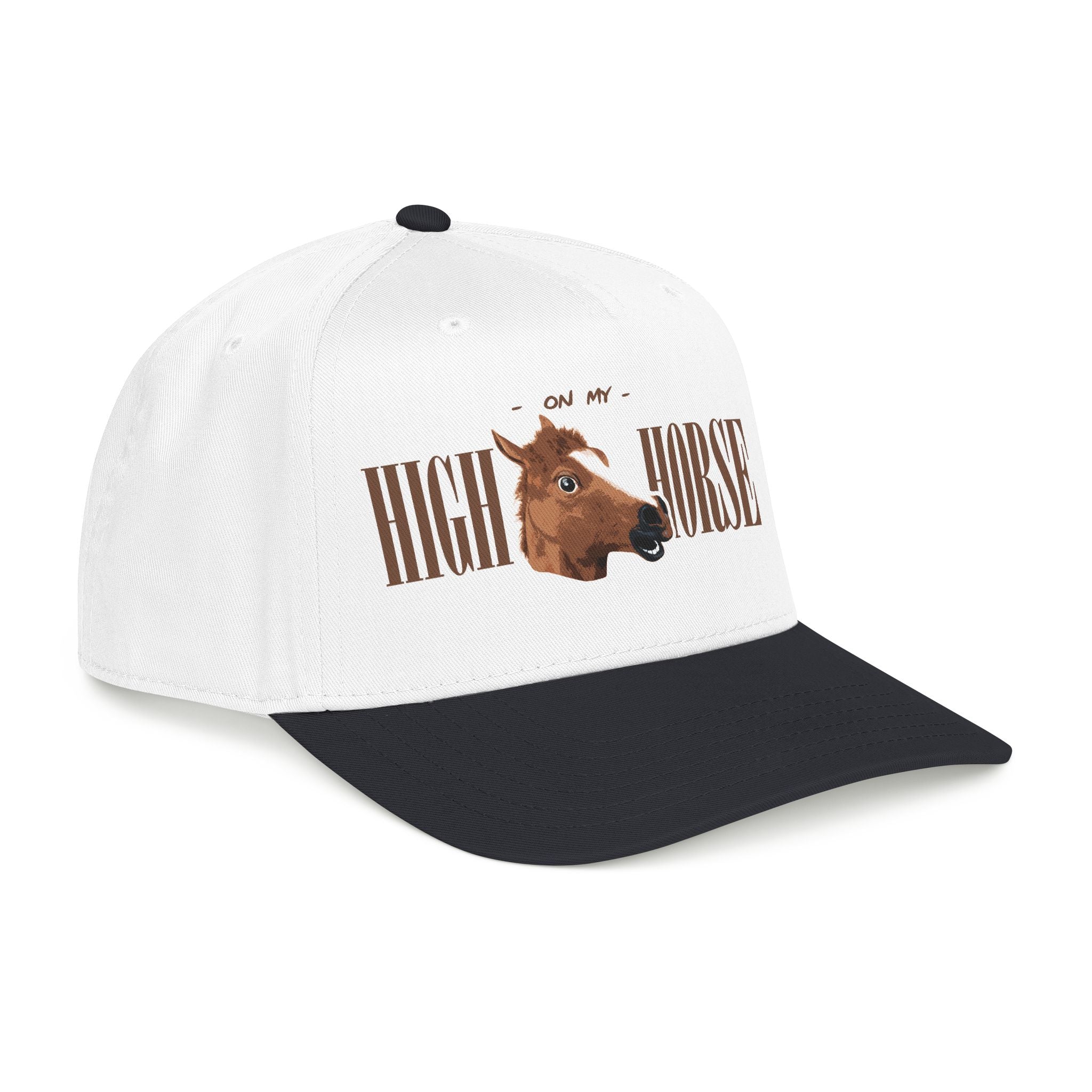 On My High Horse - Embroidered Tan Cap