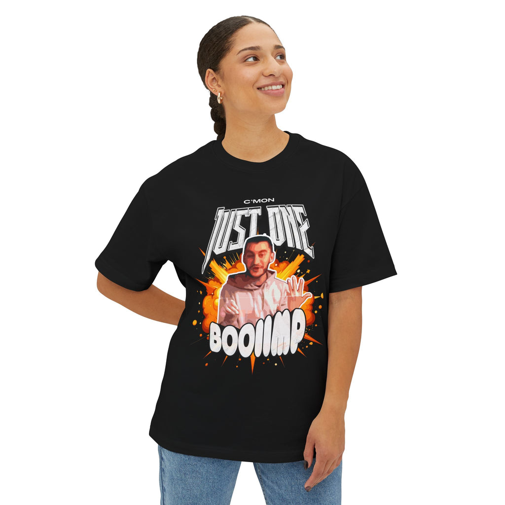 Graphic Tee "Just One Booomp" Explosion Design