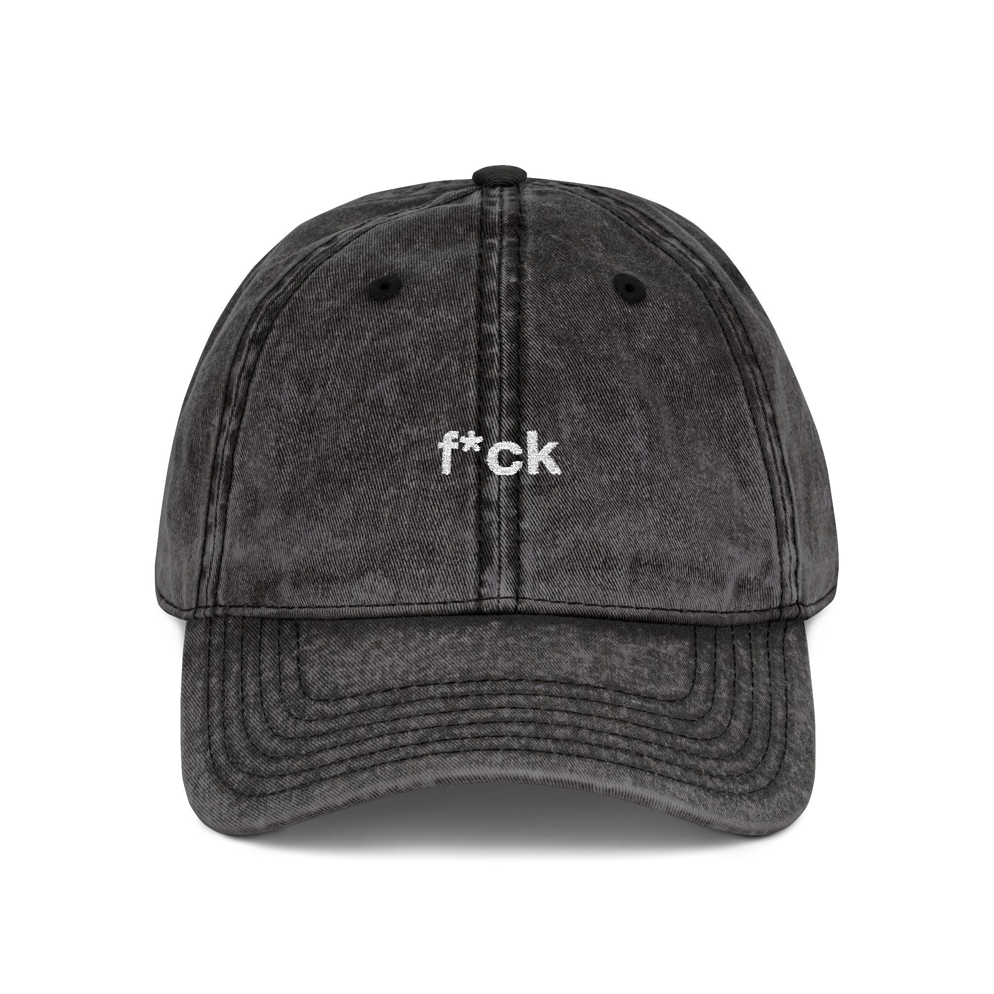 'f*ck' - Distressed Baseball Hat