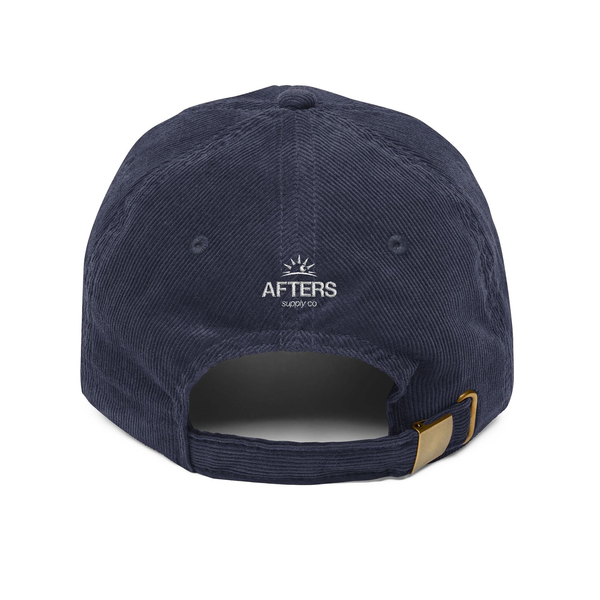 "afters?" - Corduroy Baseball Cap (Embroidered)