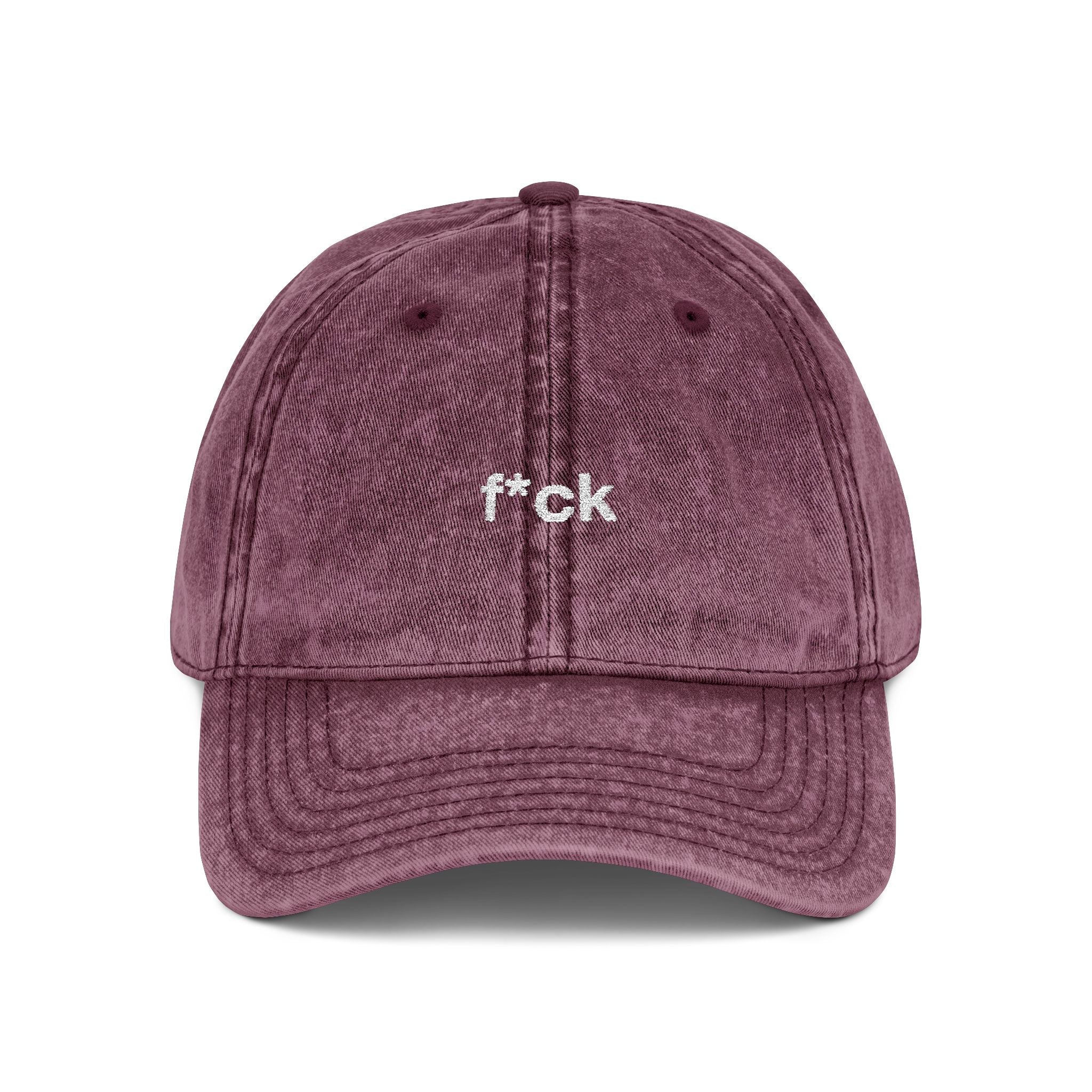 'f*ck' - Distressed Baseball Hat