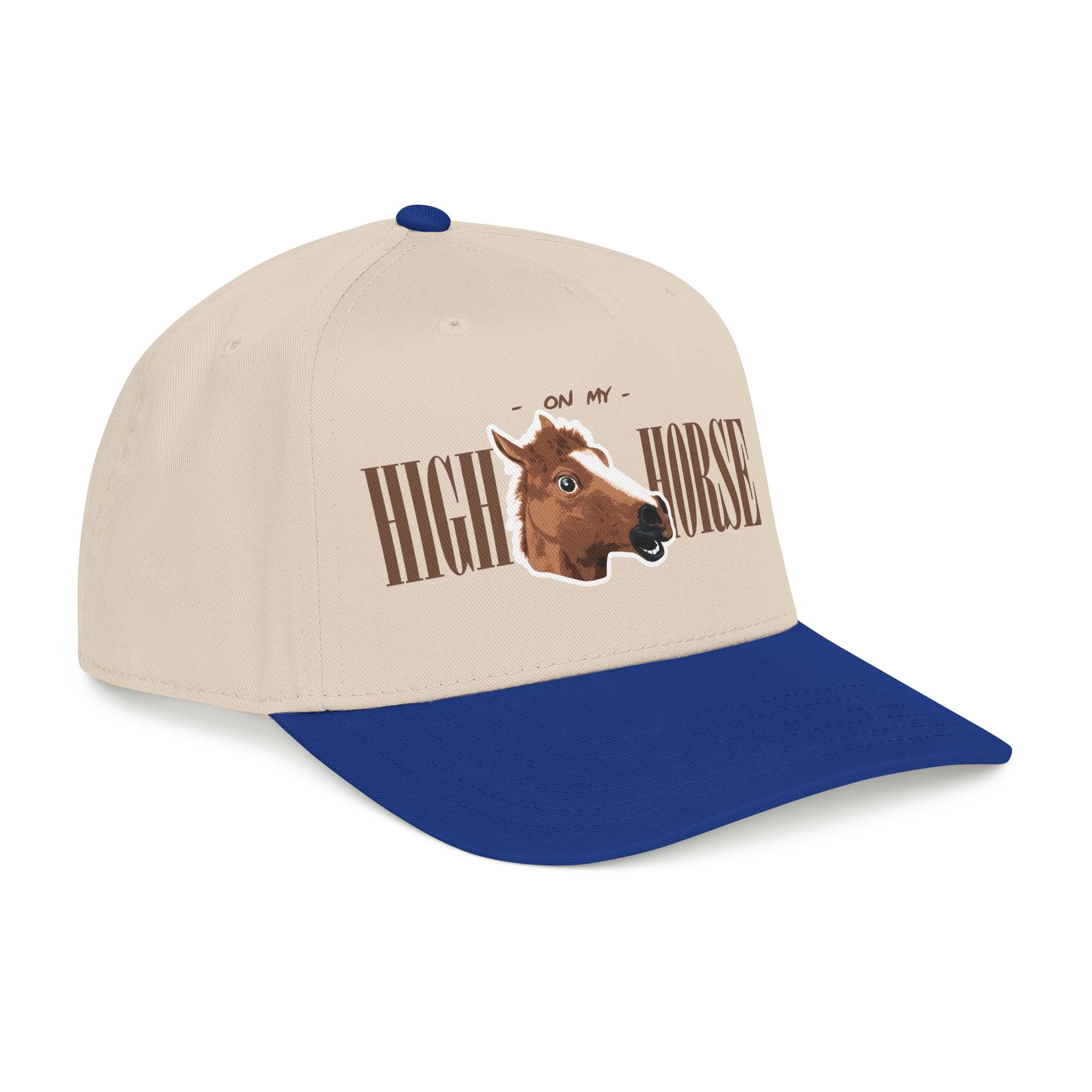On My High Horse - Embroidered Tan Cap